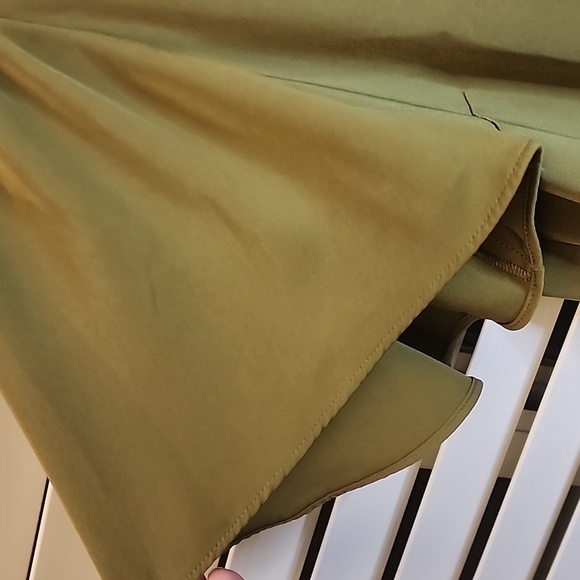 michael kors short sleeve blouse green blouse  Lg - Picture 4 of 7